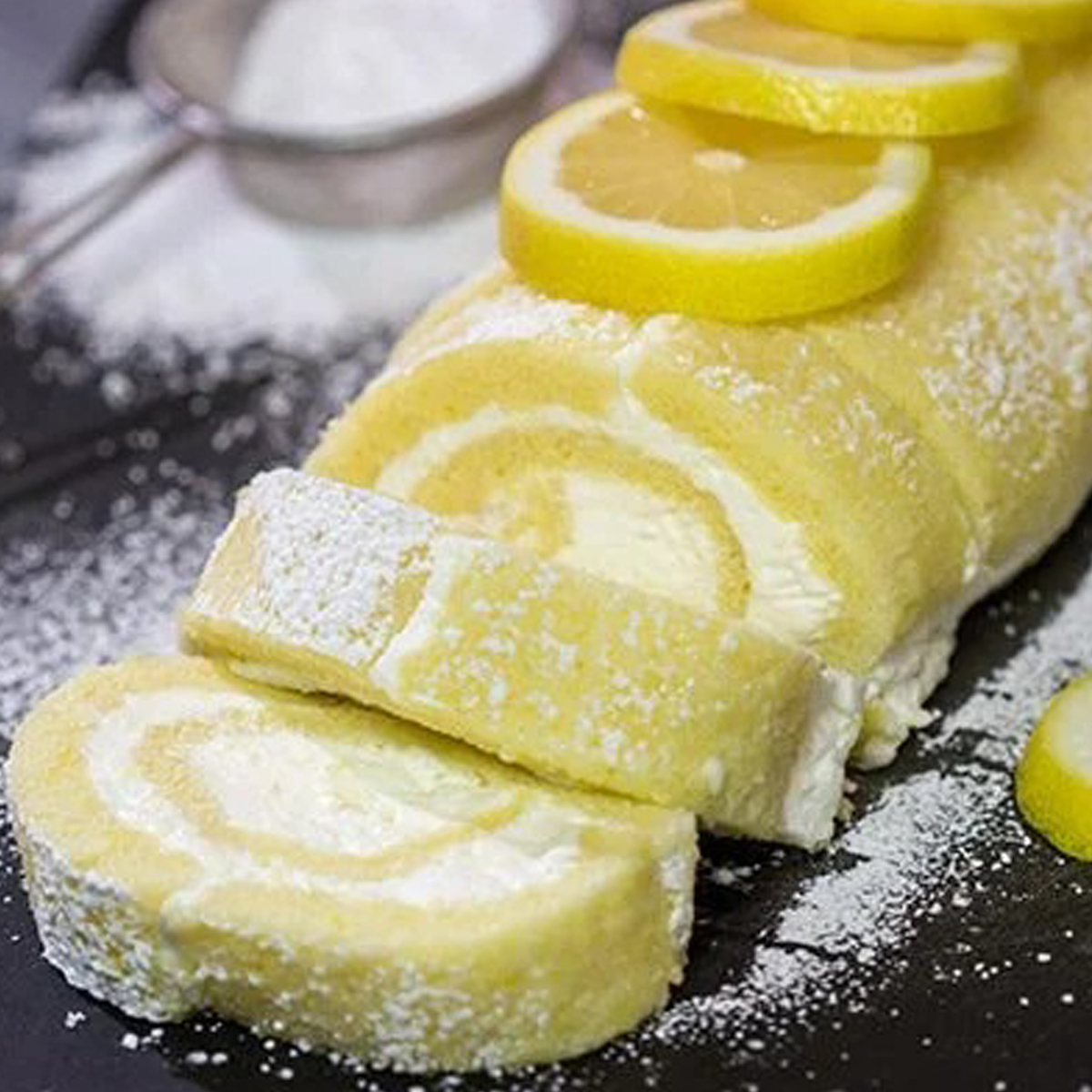 Lemon-Cake-Roll