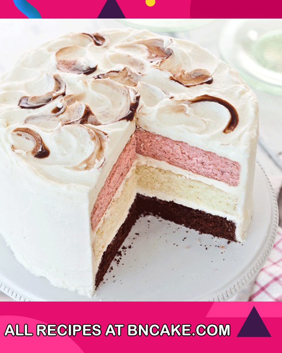 Whimsical Neapolitan Cake - BNCAKE.COM - USEFUL INFORMATIONS ABOUT CAKE