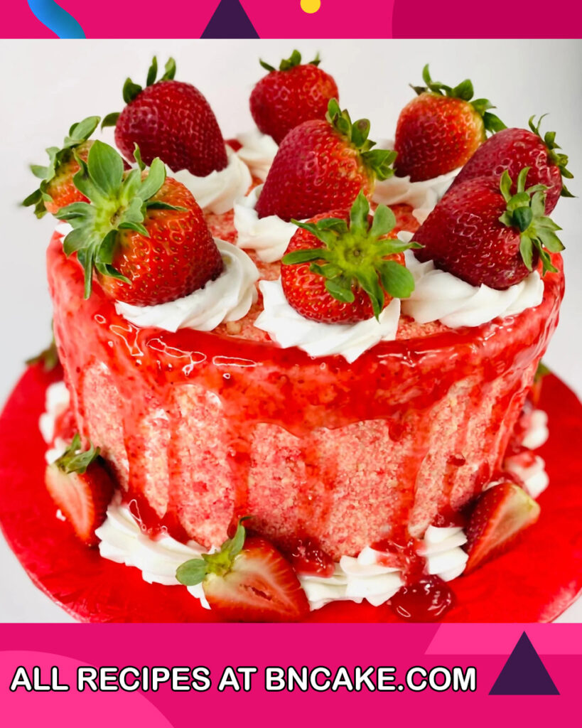 Strawberry-Crunch-Cheesecake-Cake-3