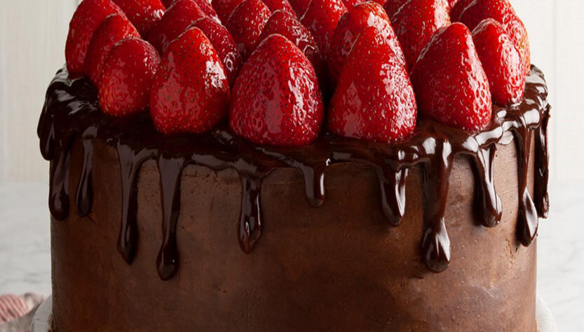 Chocolate-Strawberry-Cake