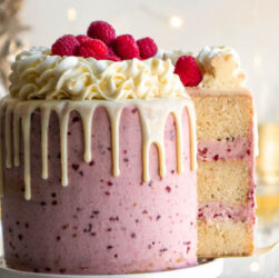 Raspberry-Champagne-Cake